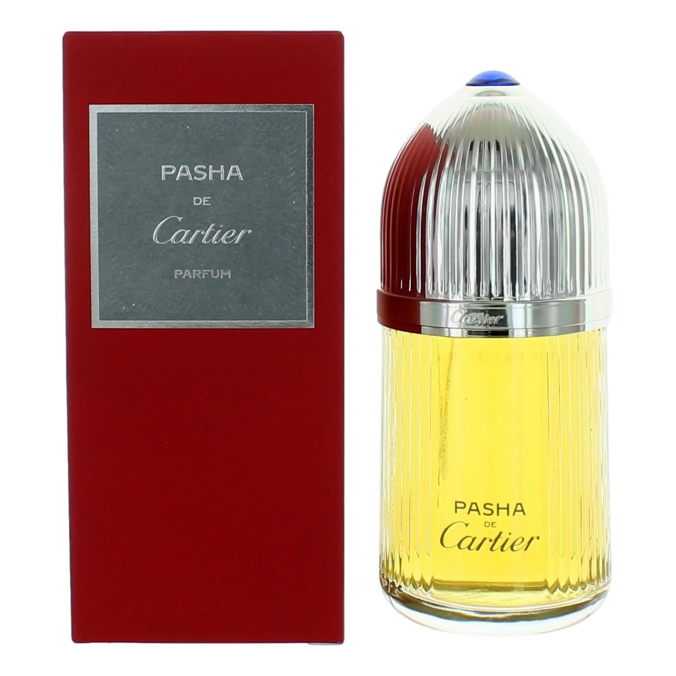 Bottle of Pasha De Cartier by Cartier, 3.3 oz Parfum Spray for Men
